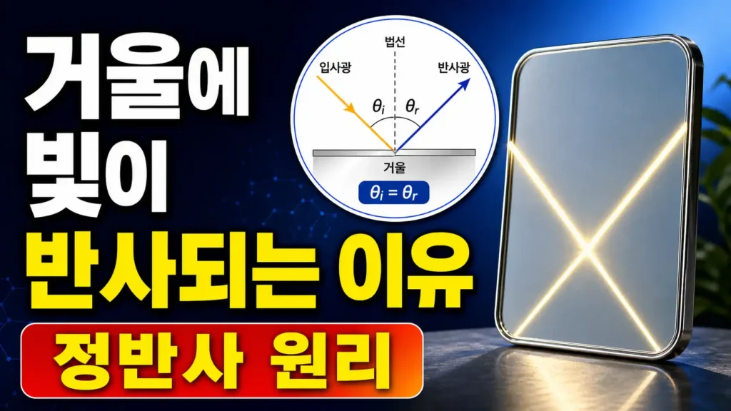 거울에 빛이 반사되는 이유